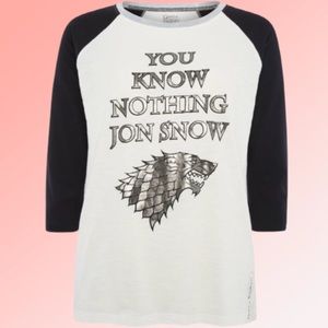 Game of Thrones You Know Nothing Jon Snow Shirt